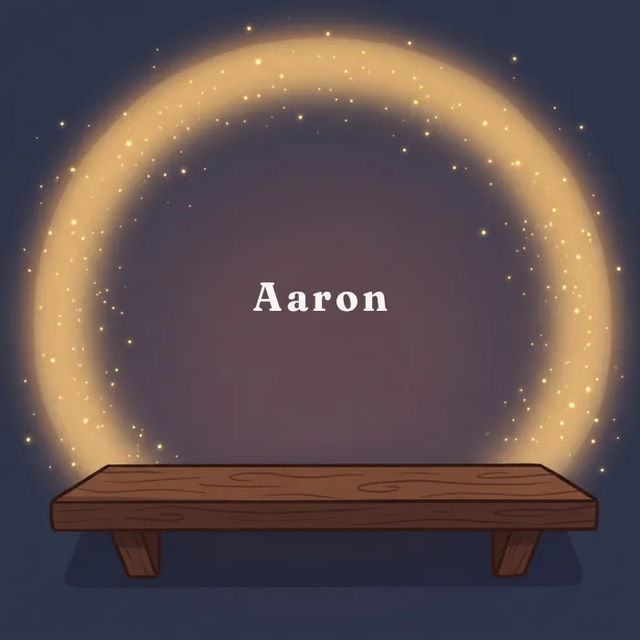 Aaron complete and glowing, from the book's payoff page