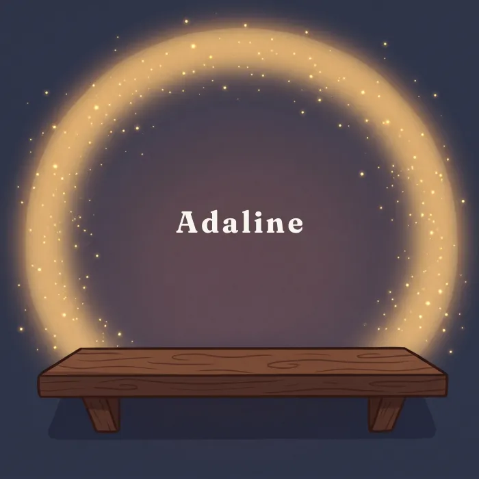 Adaline complete and glowing, from the book's payoff page