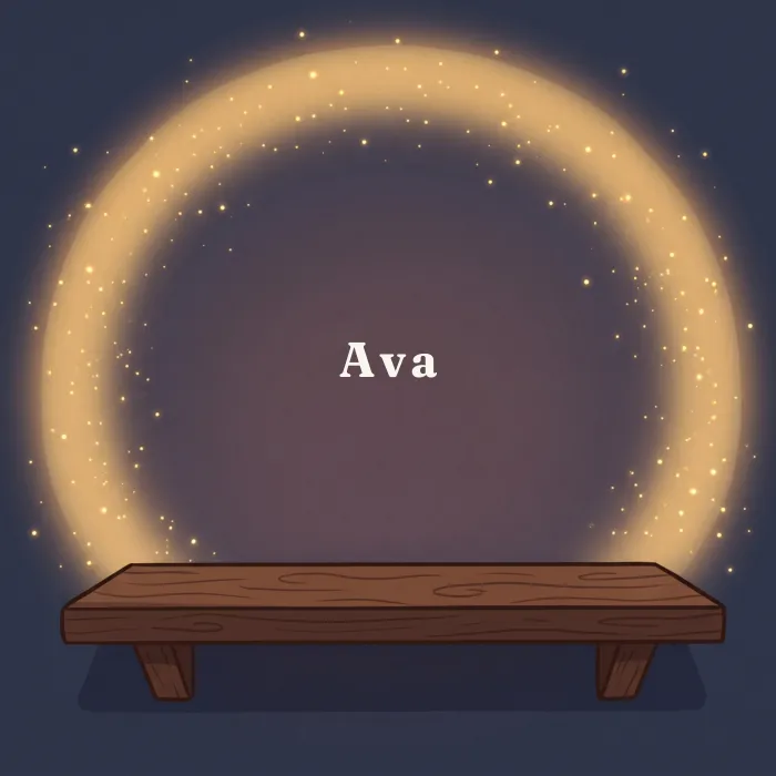 Ava complete and glowing, from the book's payoff page