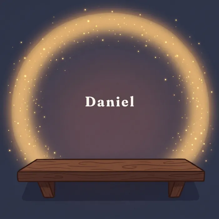 Daniel complete and glowing, from the book's payoff page
