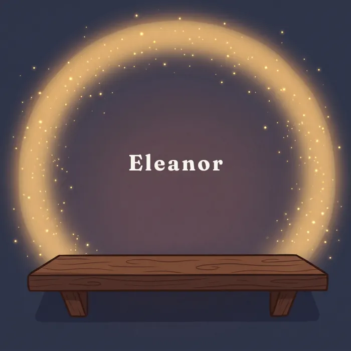 Eleanor complete and glowing, from the book's payoff page