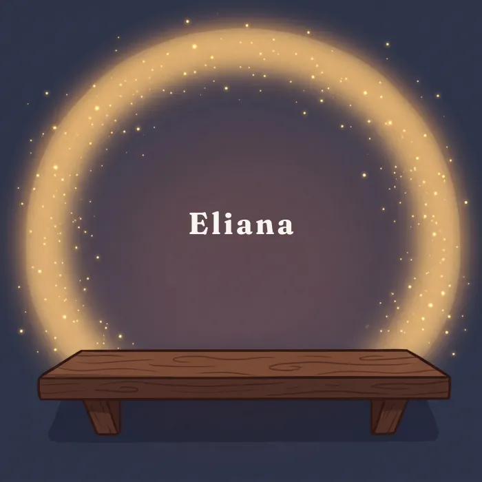 Eliana complete and glowing, from the book's payoff page