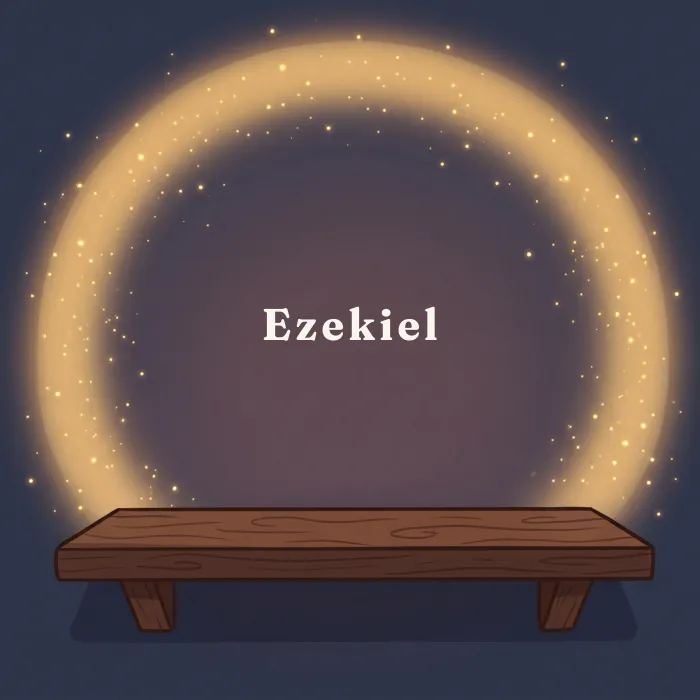 Ezekiel complete and glowing, from the book's payoff page
