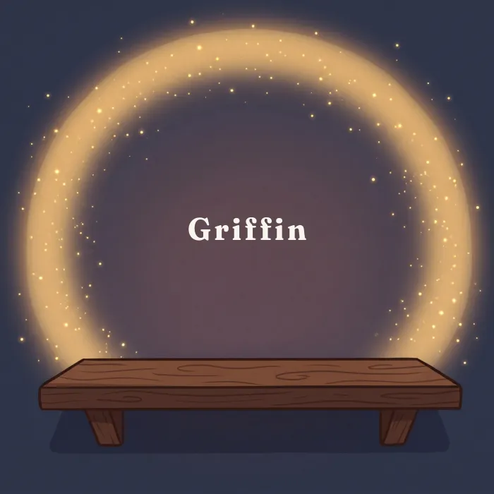 Griffin complete and glowing, from the book's payoff page