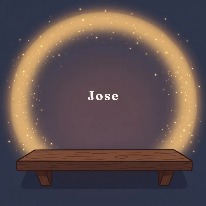Jose complete and glowing, from the book's payoff page