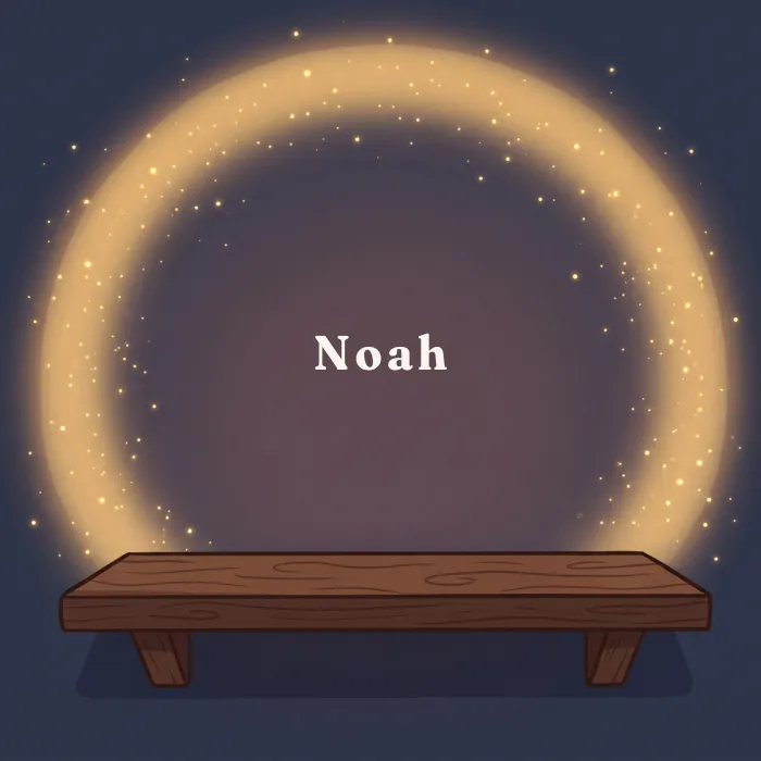 Noah complete and glowing, from the book's payoff page