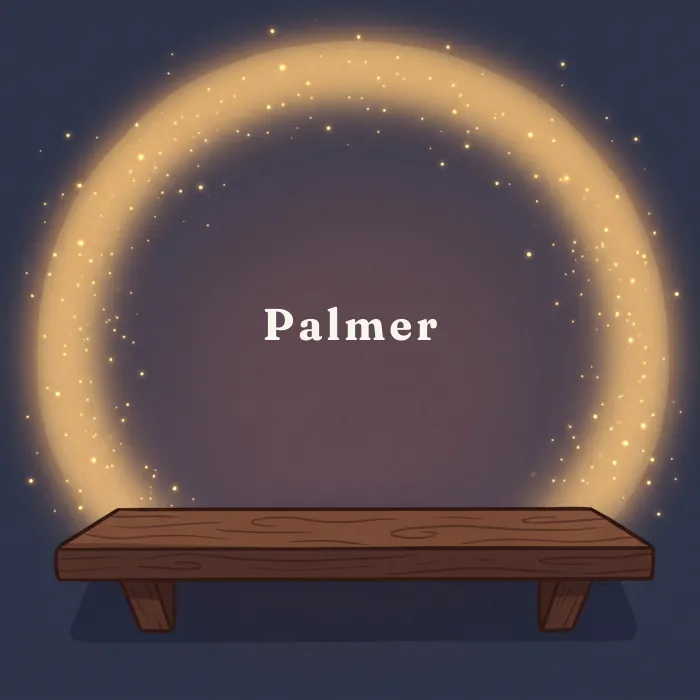 Palmer complete and glowing, from the book's payoff page