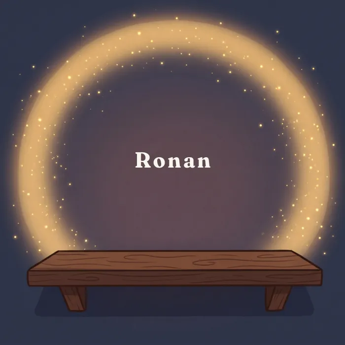 Ronan complete and glowing, from the book's payoff page